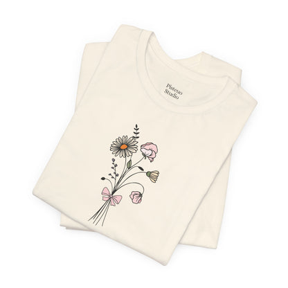 Daisy & Sweet Pea Flower T-Shirt