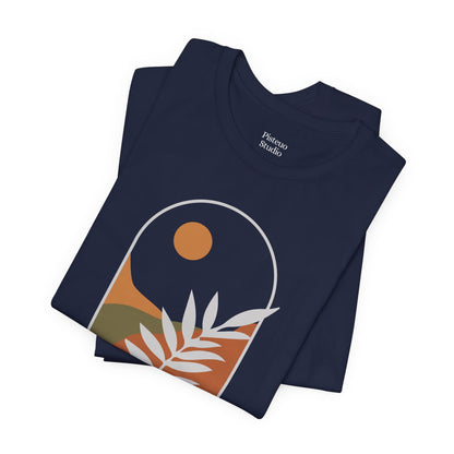 Window To The Mountains Flower T-Shirt