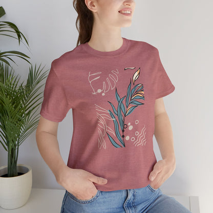 Boho Teal Flower T-Shirt