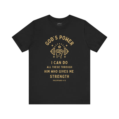 Philippians 4:13 | I Can Do All Things Through Christ Christian Tee