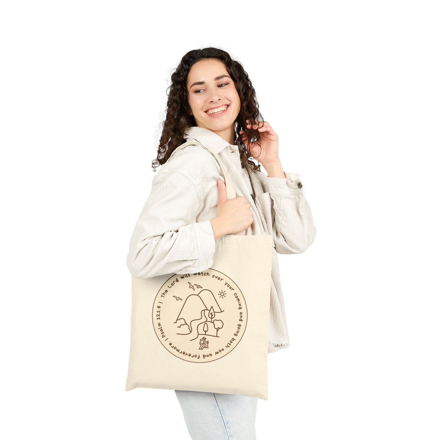 The Lord Will Watch Over You | Psalm 121:8 Tote Bag