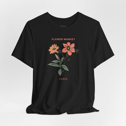 Flower Market Paris Flower T-Shirt