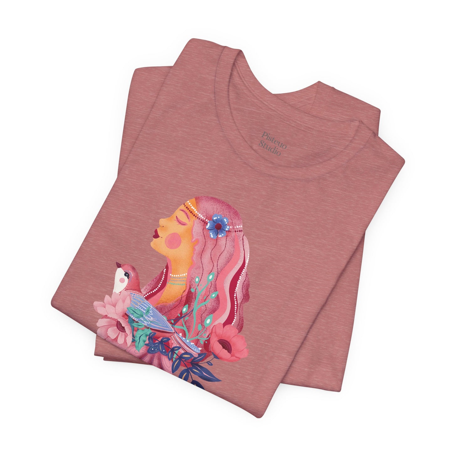 Roseate Reverie Flower T-Shirt