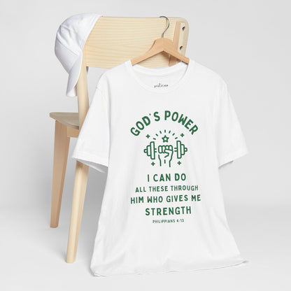 Philippians 4:13 | I Can Do All Things Through Christ Christian Tee