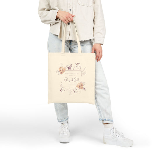 Do It All for the Glory of God | 1 Corinthians 10:31 Tote Bag