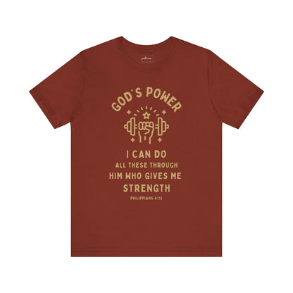 Philippians 4:13 | I Can Do All Things Through Christ Christian Tee