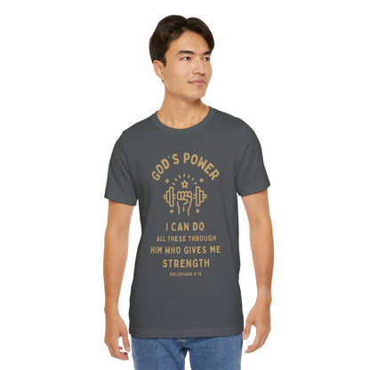 Philippians 4:13 | I Can Do All Things Through Christ Christian Tee