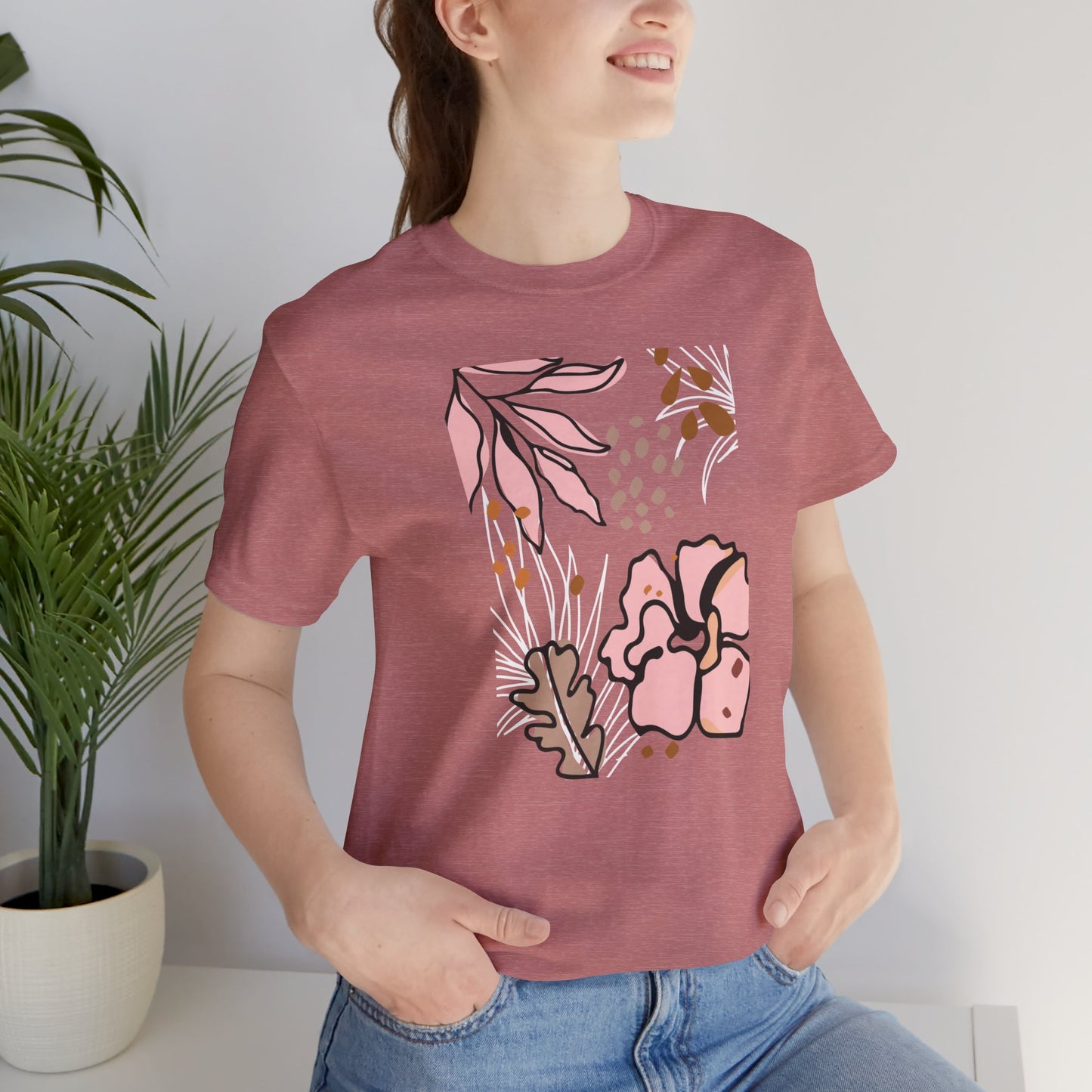 Boho Pink Flower T-Shirt