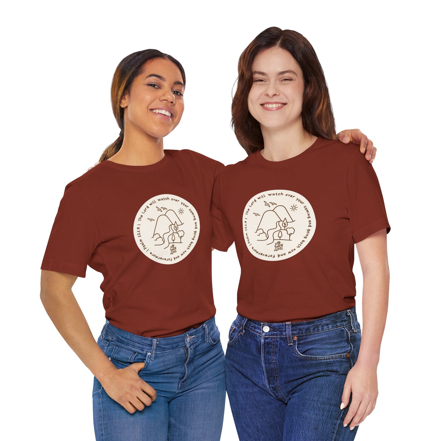 Psalm 121:8 | The Lord Will Watch Over You Christian T-Shirt