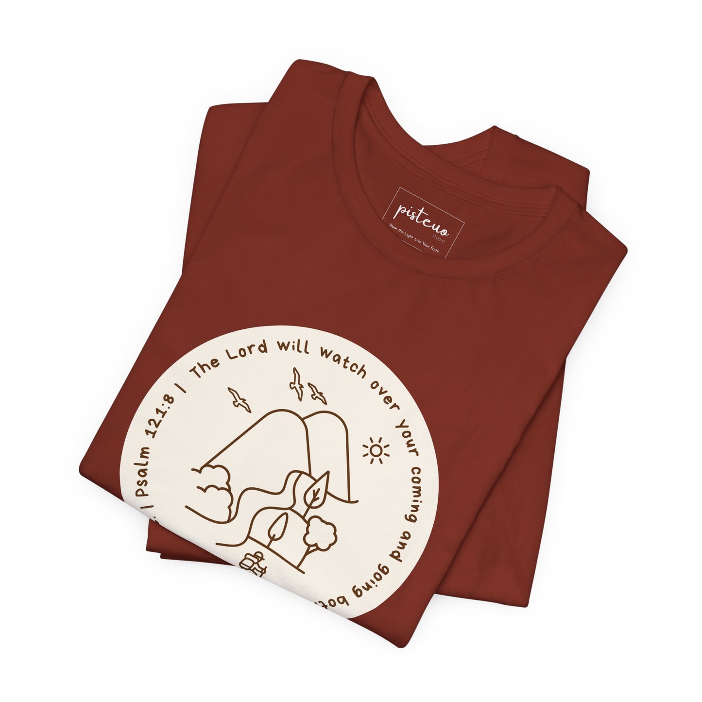 Psalm 121:8 | The Lord Will Watch Over You Christian T-Shirt
