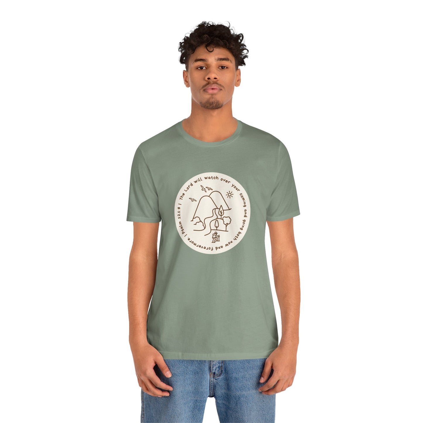 Psalm 121:8 | The Lord Will Watch Over You Christian T-Shirt