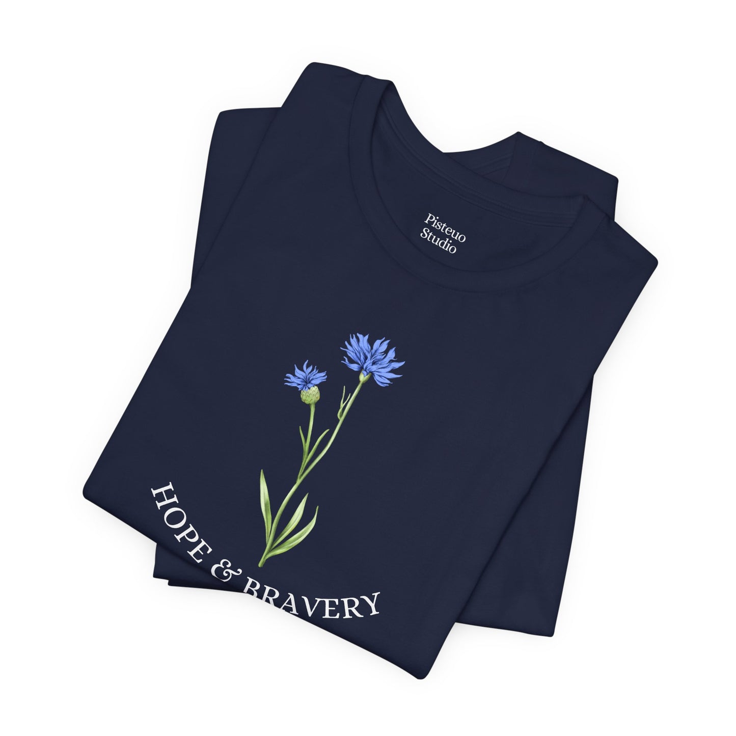 Hope and Bravery Flower T-Shirt