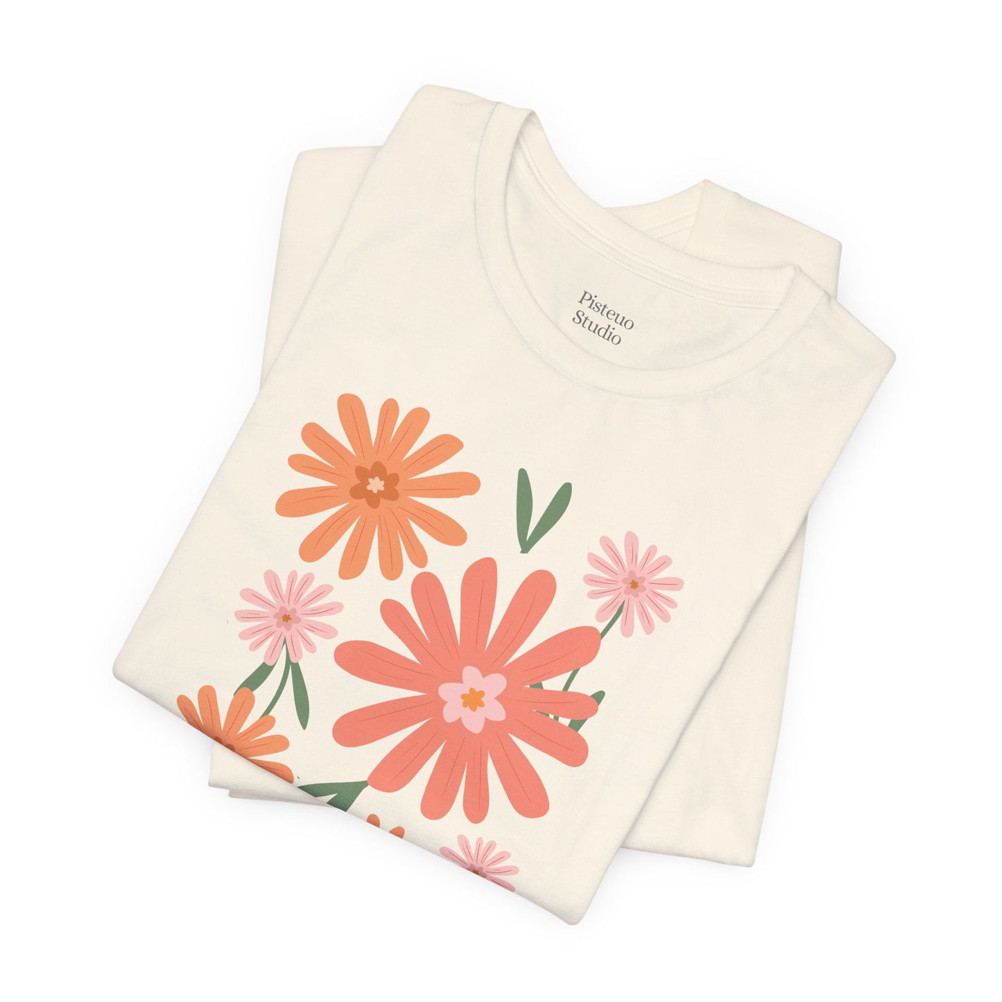 Warm Floral Splash Flower T-Shirt