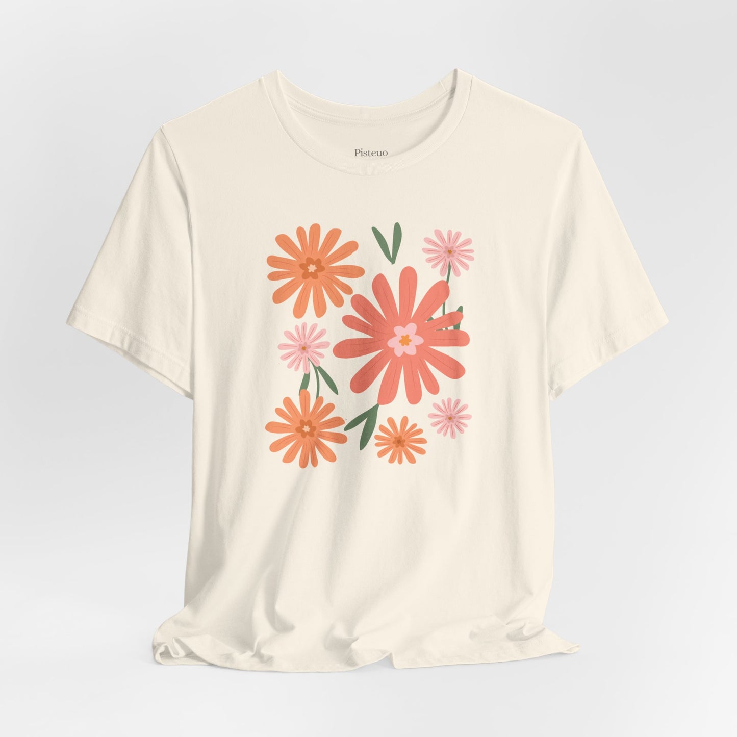 Warm Floral Splash Flower T-Shirt