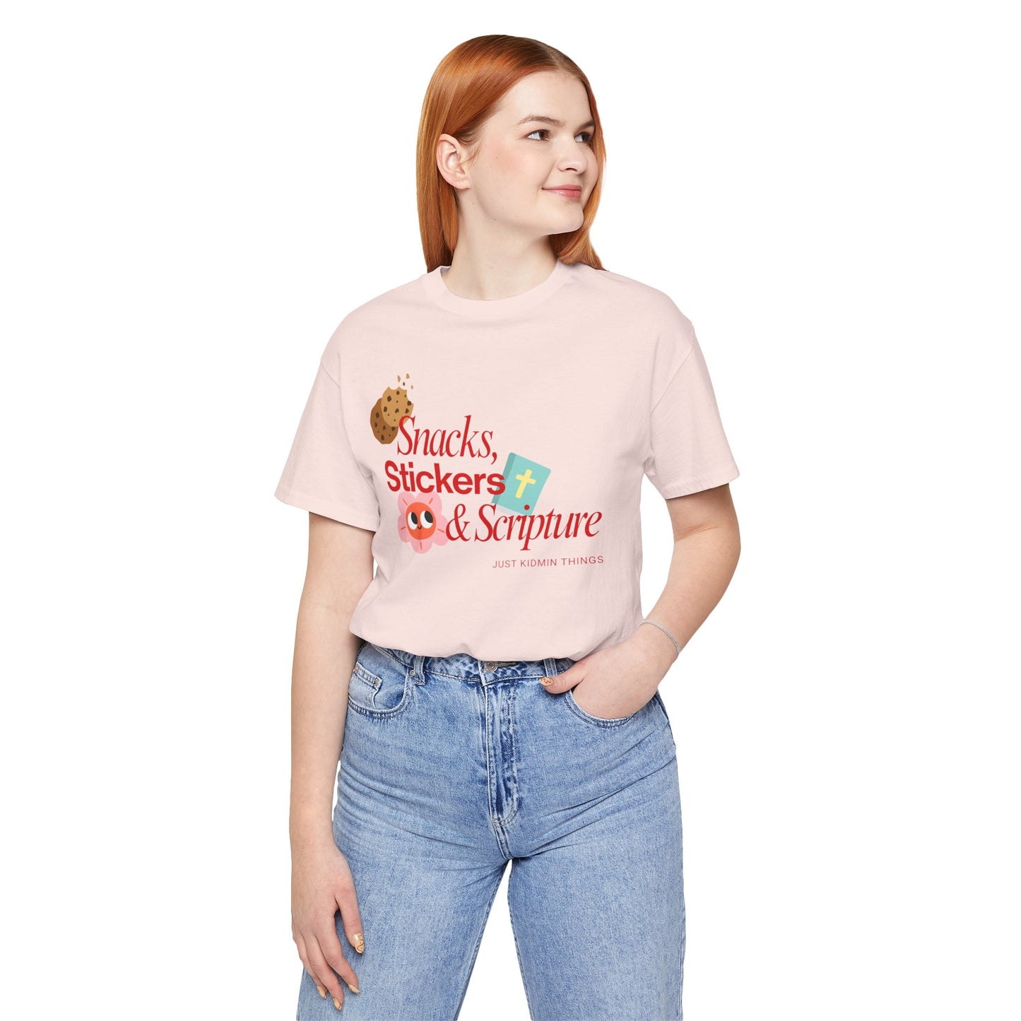 Children’s Ministry Tee | Snacks, Stickers & Scripture