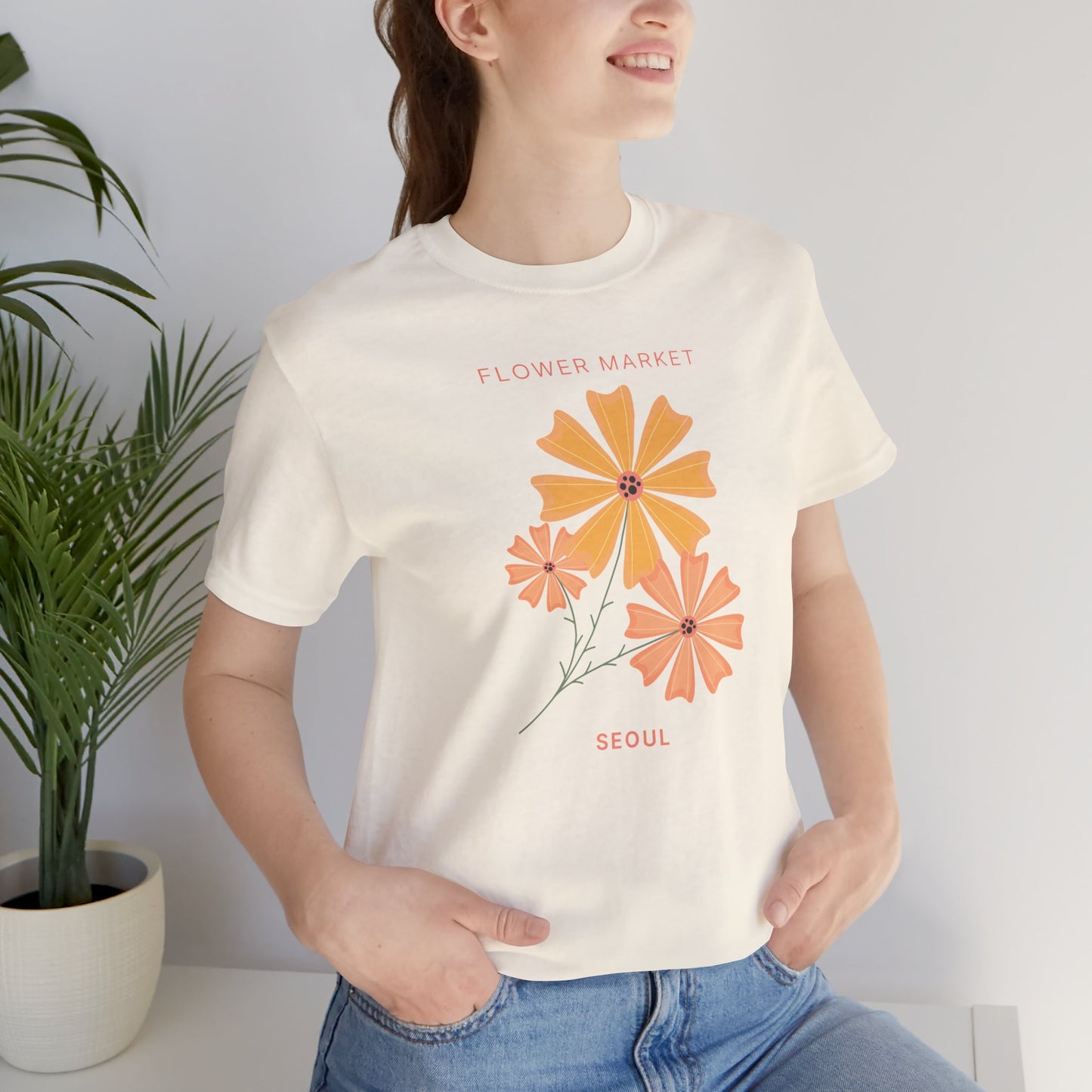 Flower Market Seoul Flower T-Shirt