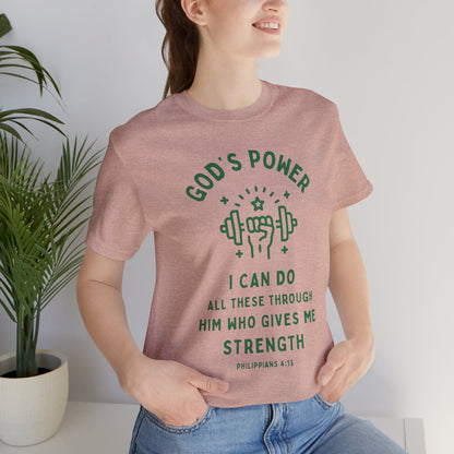 Philippians 4:13 | I Can Do All Things Through Christ Christian Tee
