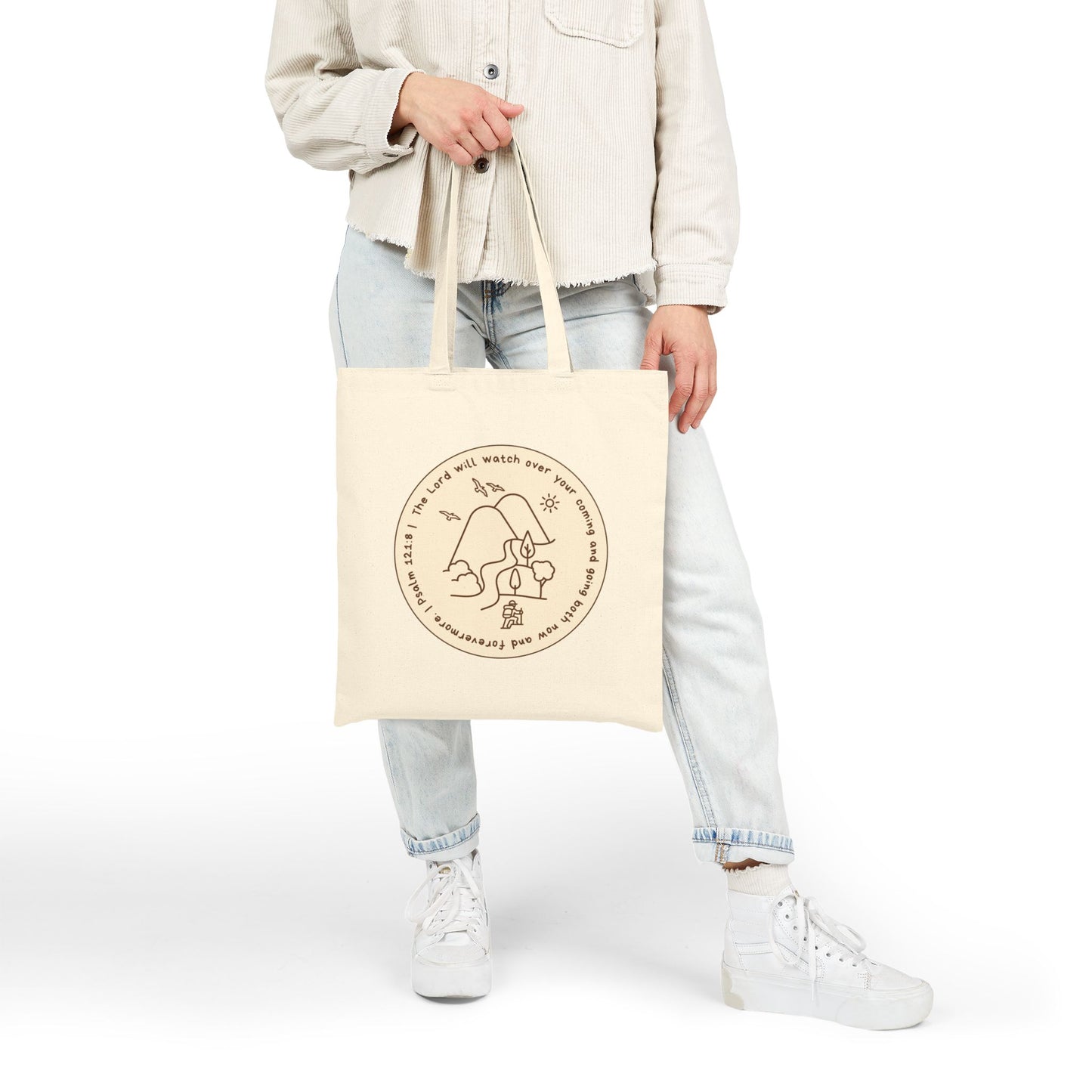 The Lord Will Watch Over You | Psalm 121:8 Tote Bag