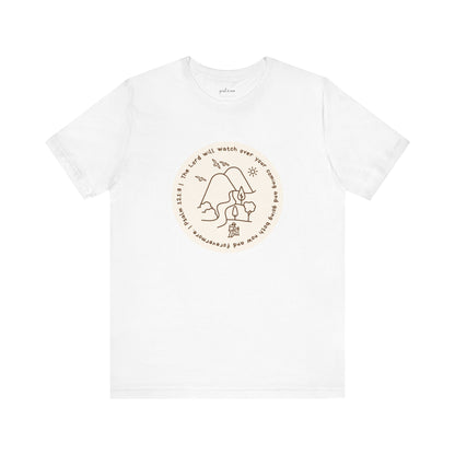 Psalm 121:8 | The Lord Will Watch Over You Christian T-Shirt
