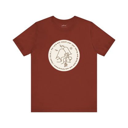 Psalm 121:8 | The Lord Will Watch Over You Christian T-Shirt