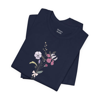 Violet, Iris & Primrose Flower T-Shirt