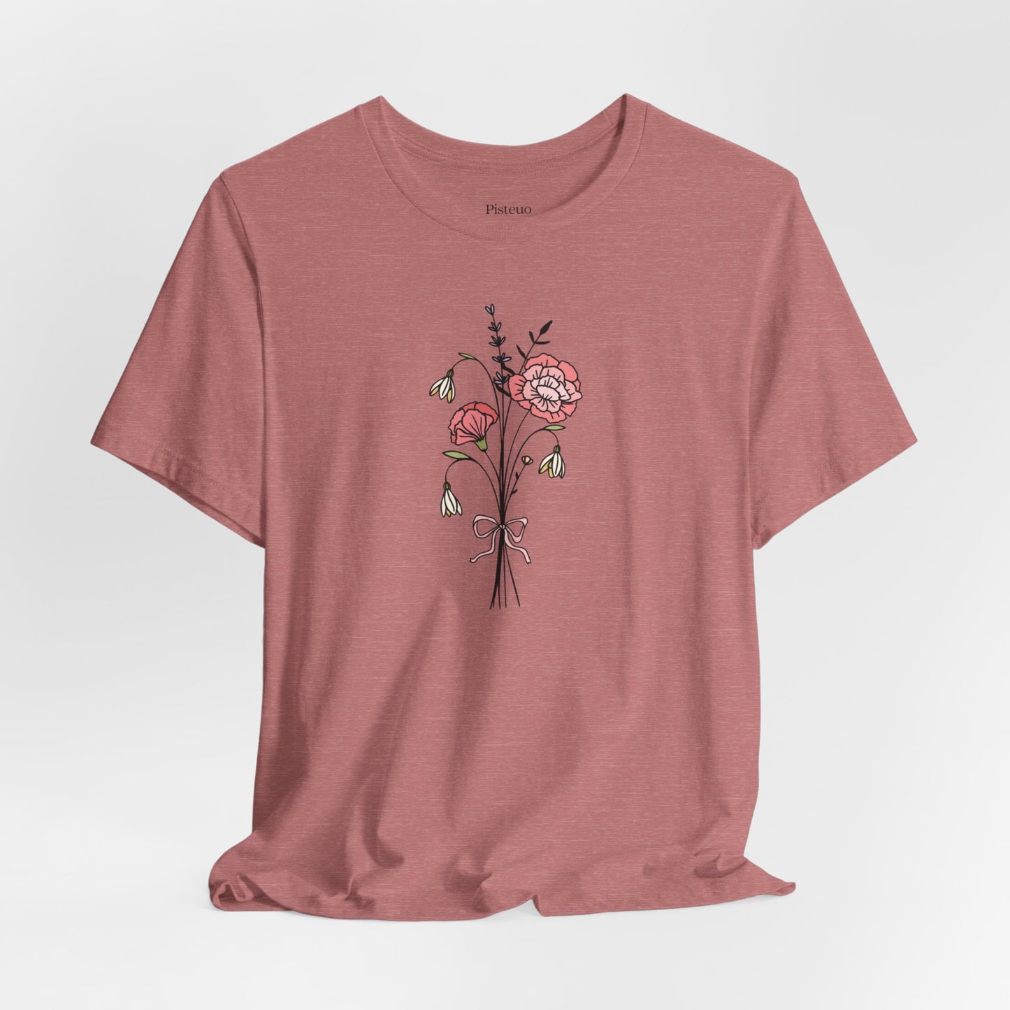 Carnation & Snowdrop Flower T-Shirt