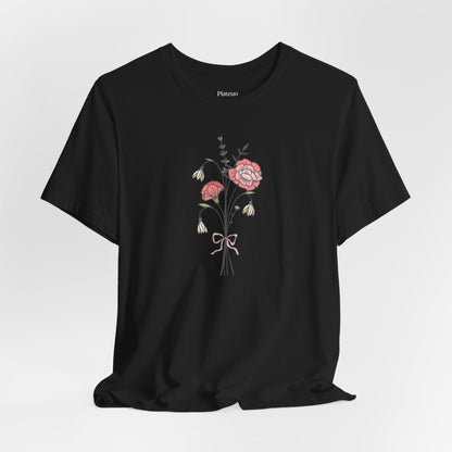 Carnation & Snowdrop Flower T-Shirt