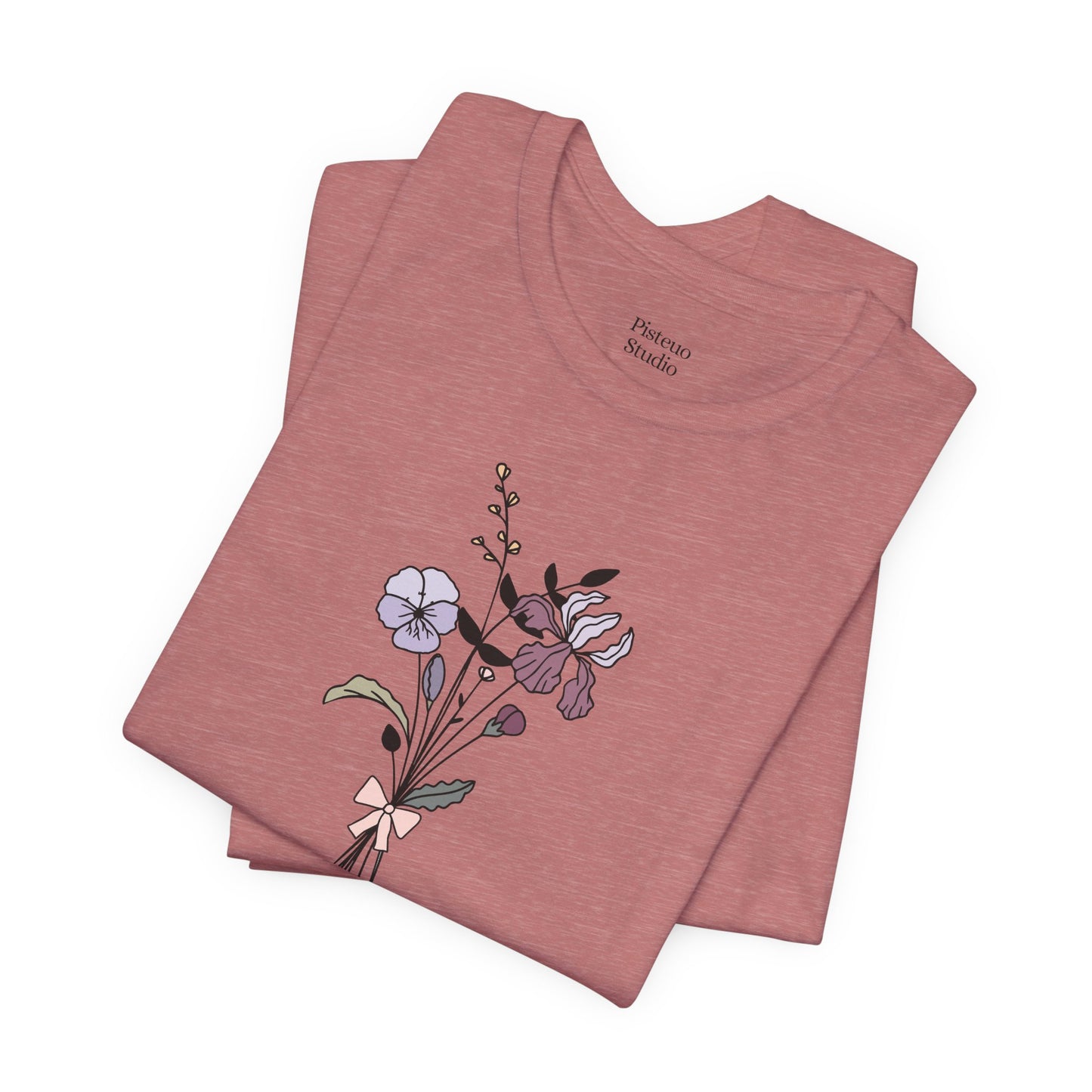 Violet, Iris & Primrose Flower T-Shirt