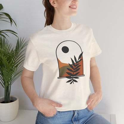 Window To The Mountains Flower T-Shirt