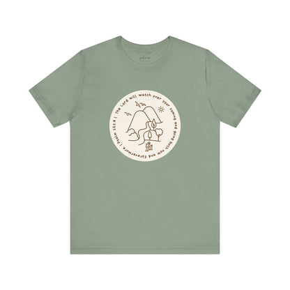 Psalm 121:8 | The Lord Will Watch Over You Christian T-Shirt