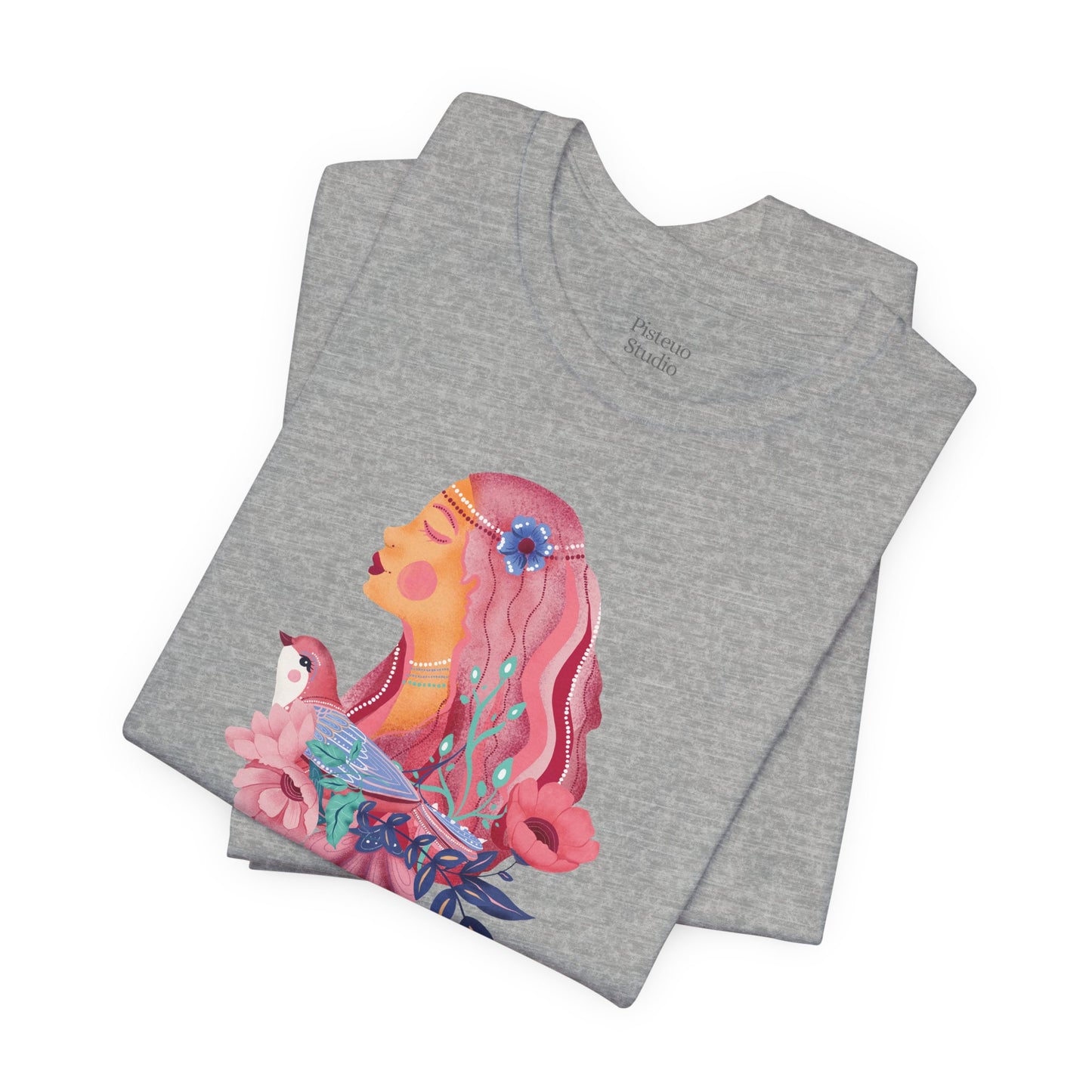 Roseate Reverie Flower T-Shirt