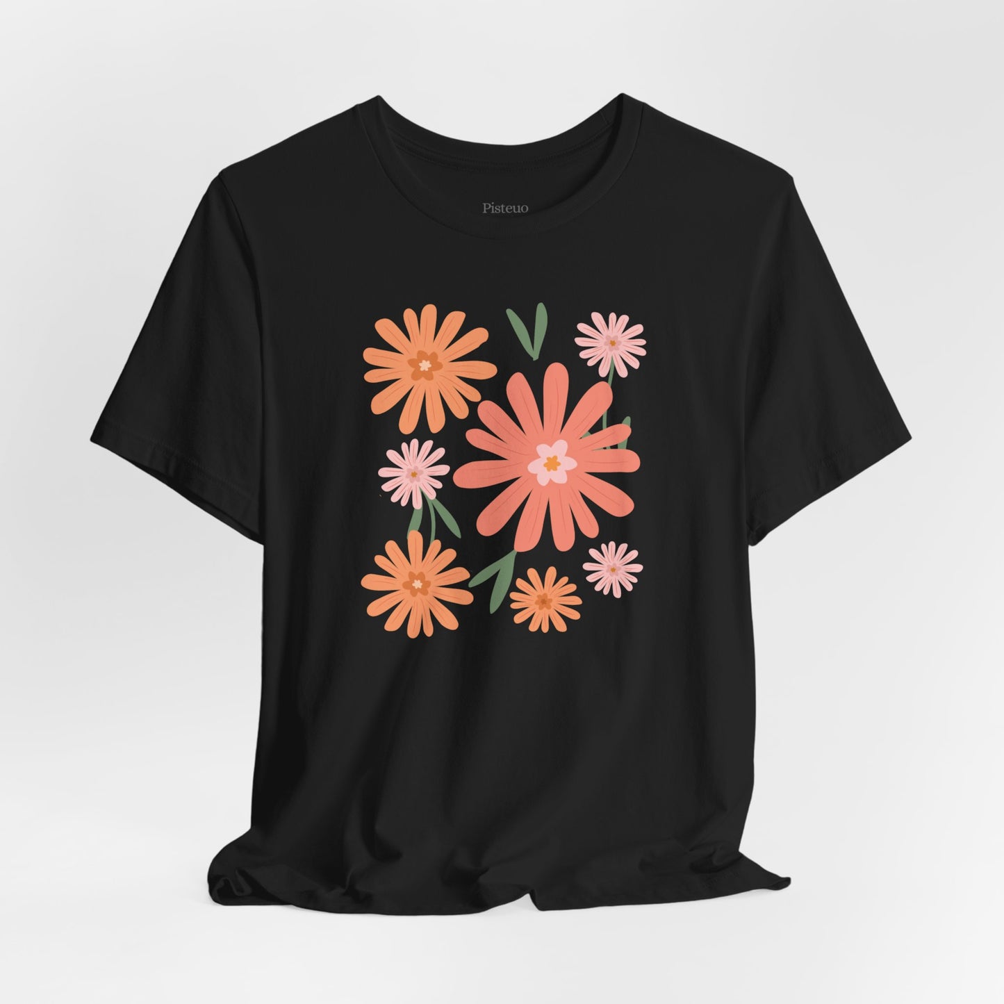 Warm Floral Splash Flower T-Shirt