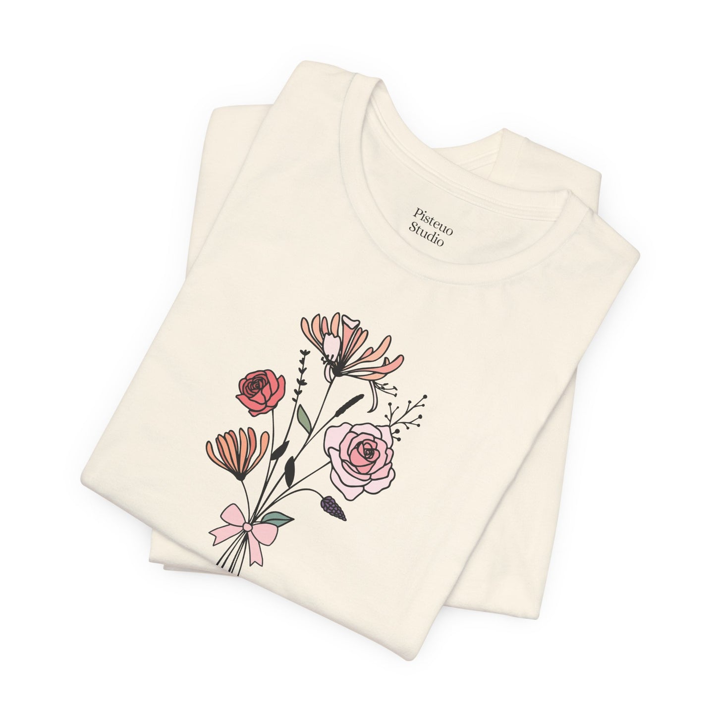 Rose and Honeysuckle Flower T-Shirt