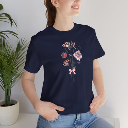 Rose and Honeysuckle Flower T-Shirt