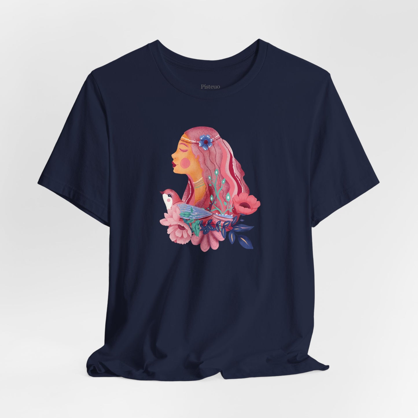 Roseate Reverie Flower T-Shirt