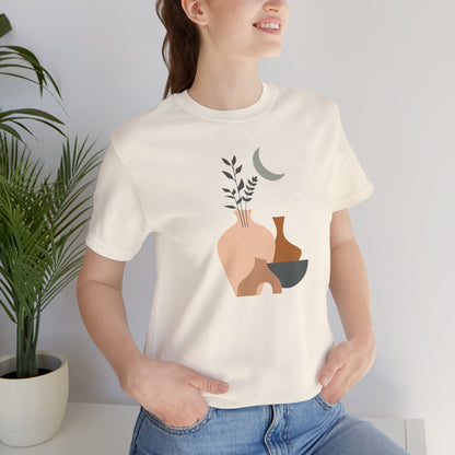 Moonlit Boho Oasis Flower T-Shirt