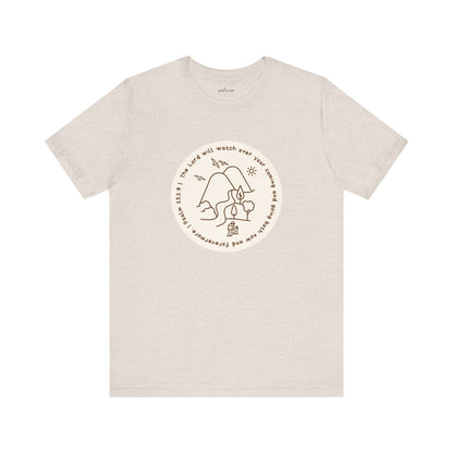 Psalm 121:8 | The Lord Will Watch Over You Christian T-Shirt