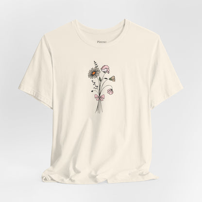 Daisy & Sweet Pea Flower T-Shirt