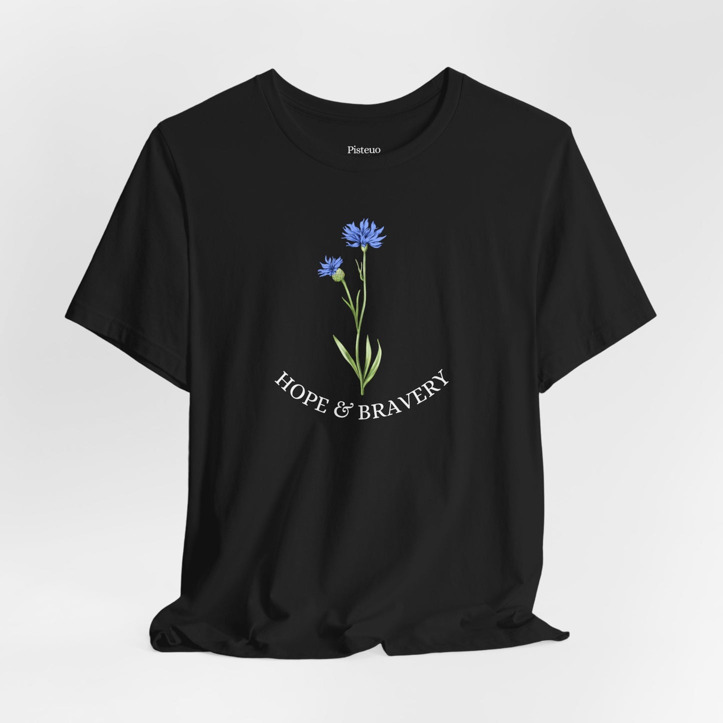 Hope and Bravery Flower T-Shirt