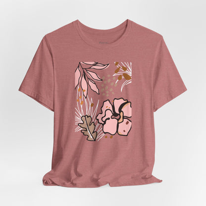 Boho Pink Flower T-Shirt