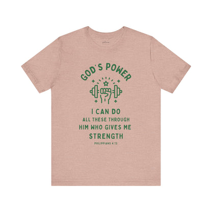Philippians 4:13 | I Can Do All Things Through Christ Christian Tee