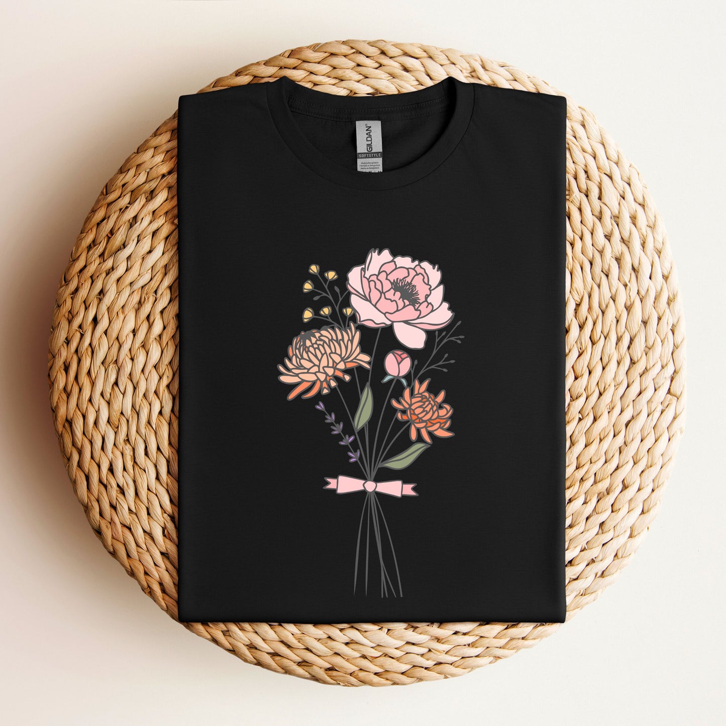 Chrysanthemum & Peony T-Shirt