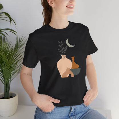 Moonlit Boho Oasis Flower T-Shirt