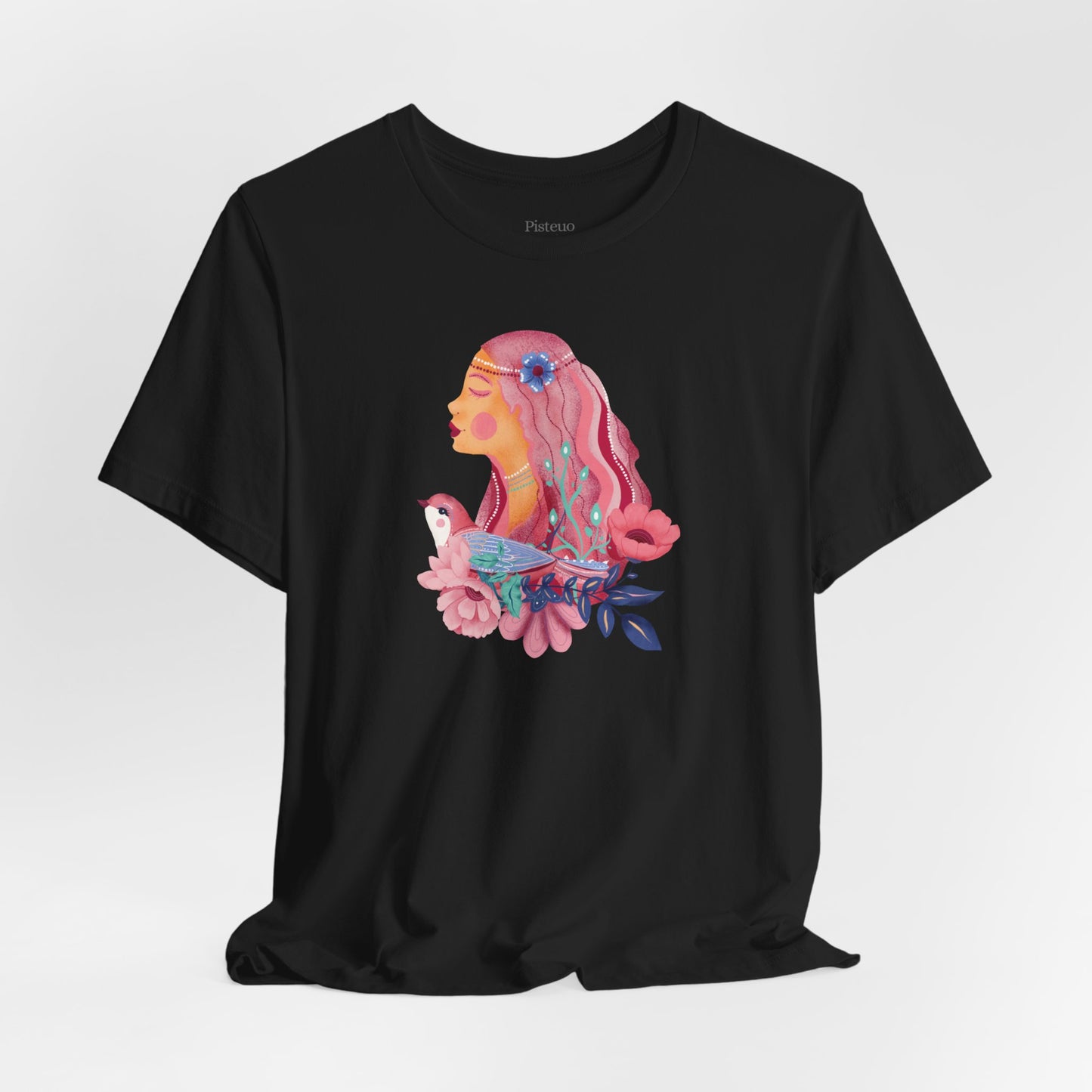 Roseate Reverie Flower T-Shirt