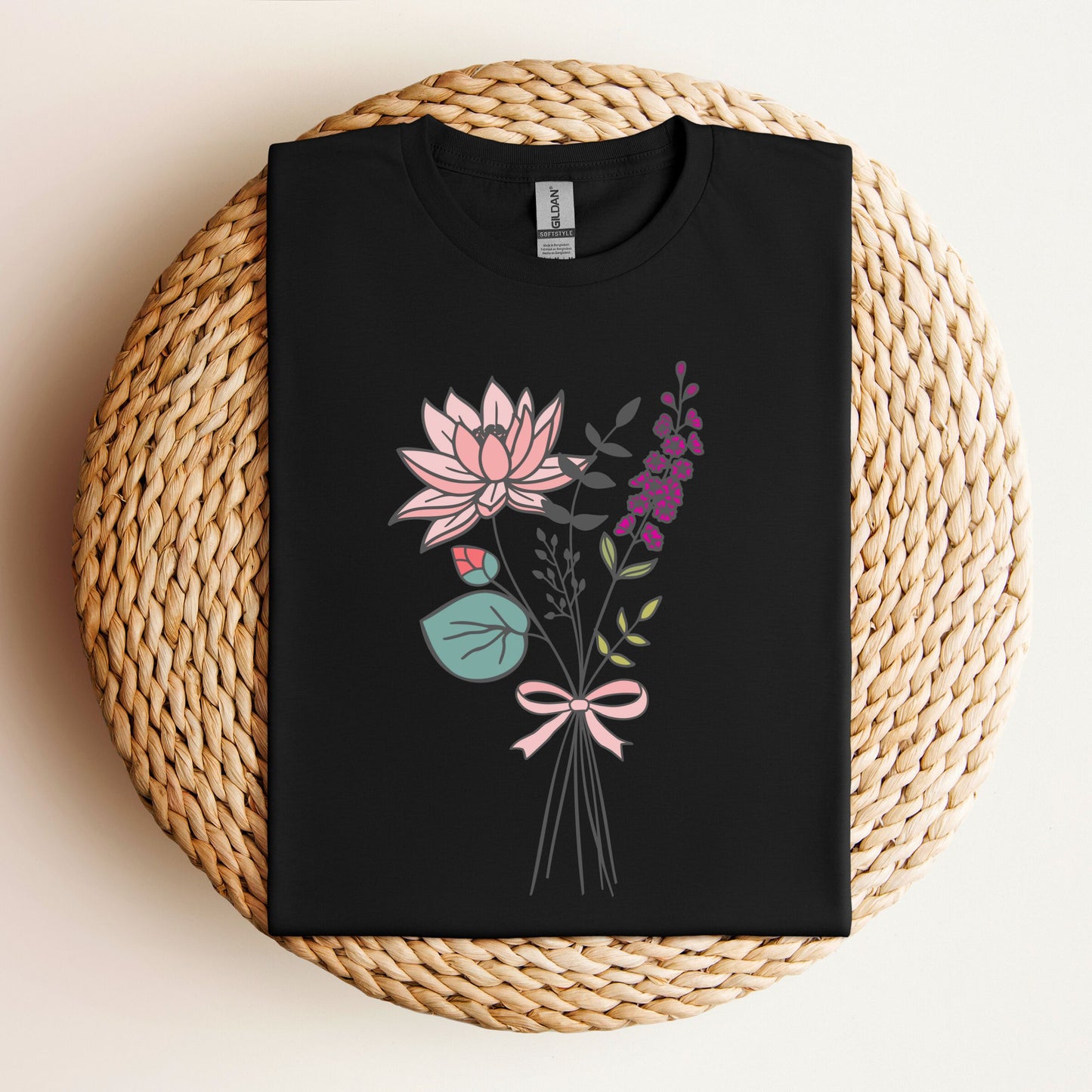 Larkspur and Water Lily T-Shirt