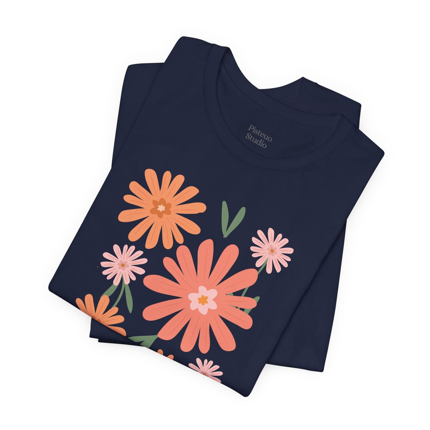 Warm Floral Splash Flower T-Shirt