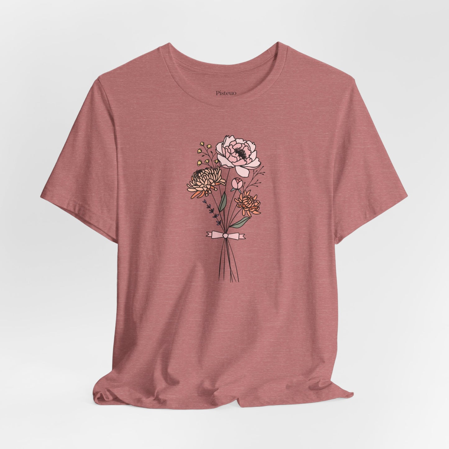 Chrysanthemum & Peony Flower T-Shirt