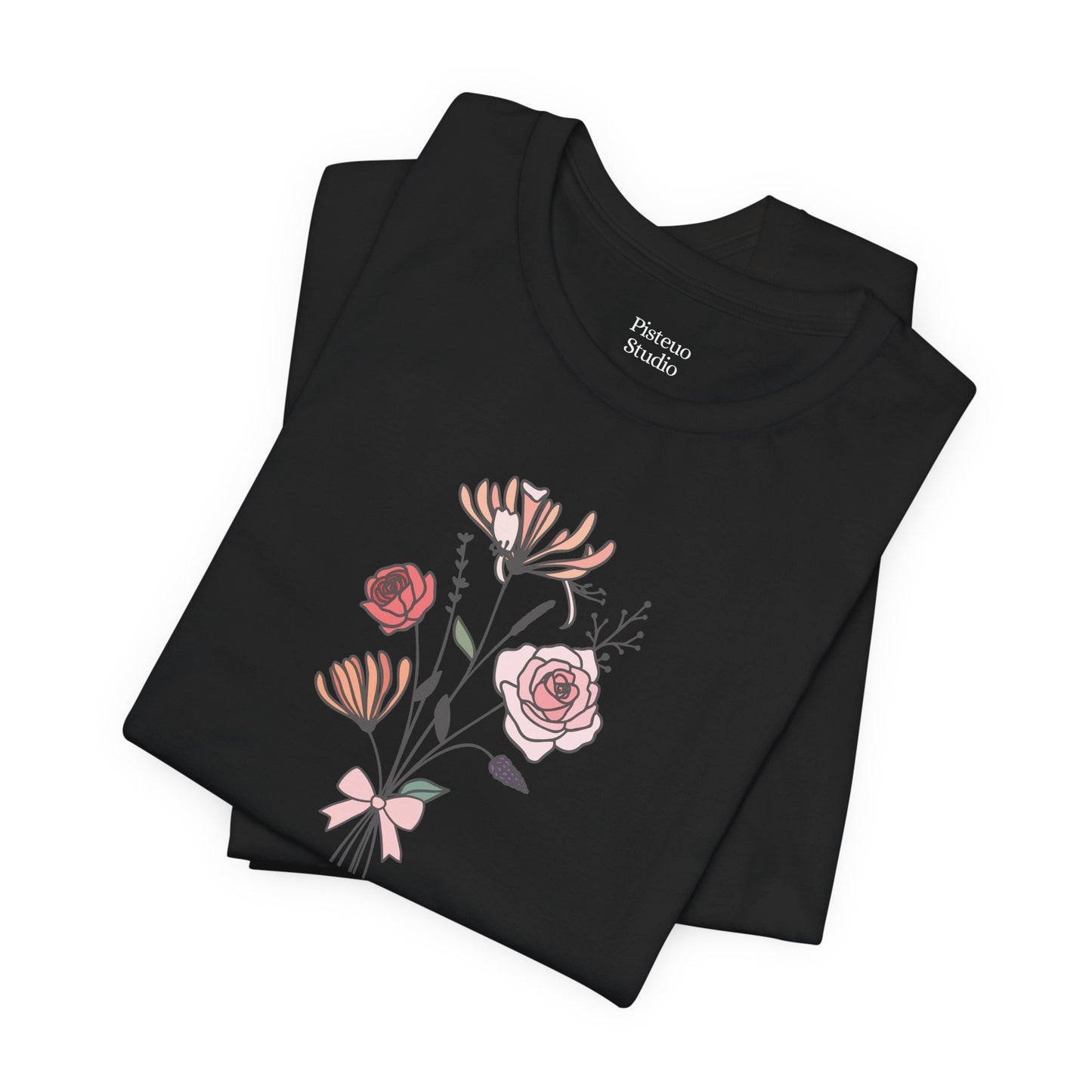 Rose and Honeysuckle Flower T-Shirt