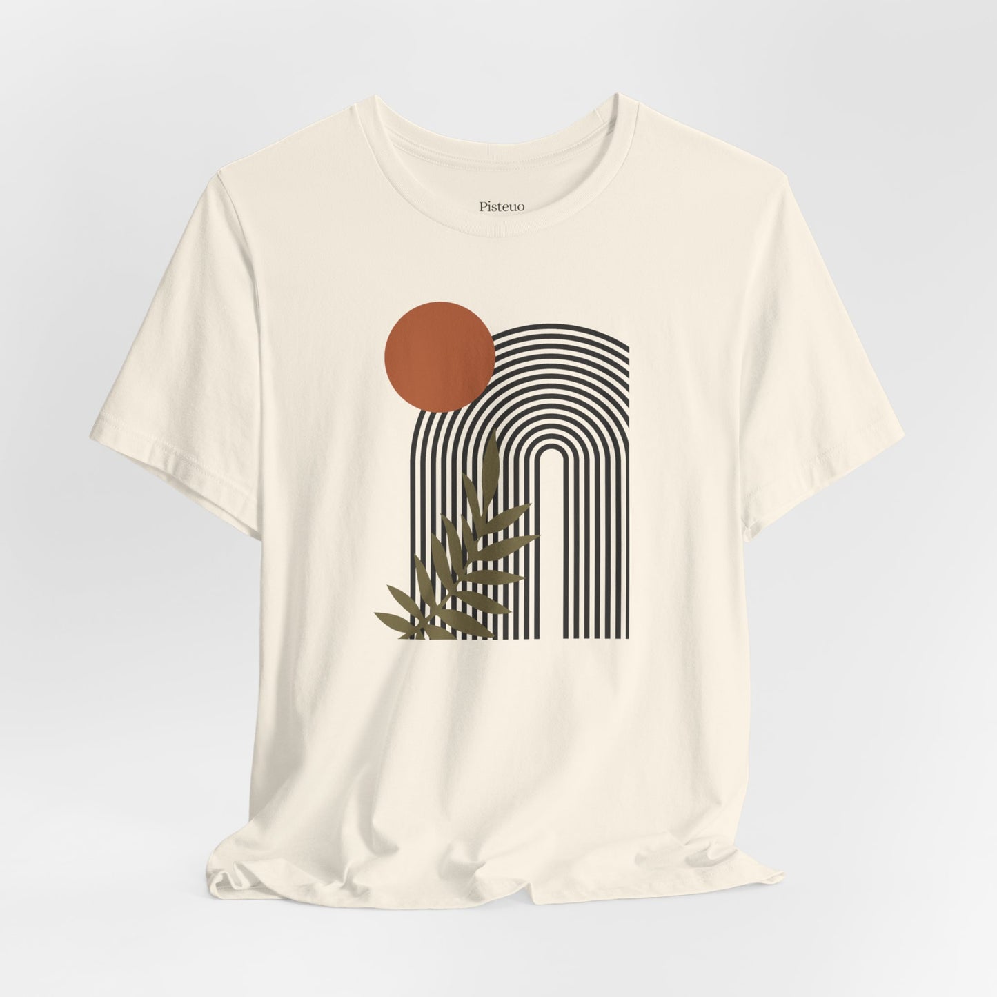 Sunset Serenity In Earthly Tones Flower T-Shirt