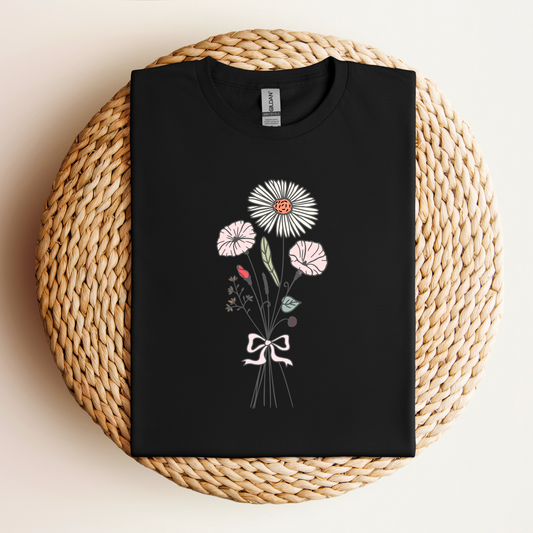 Aster and Morning Glory T-Shirt